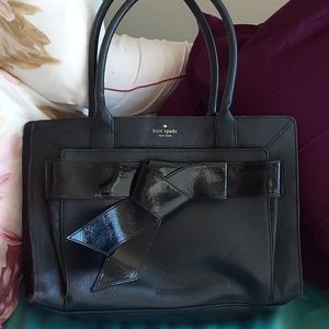 KATE SPADE BLACK LEATHER BAG